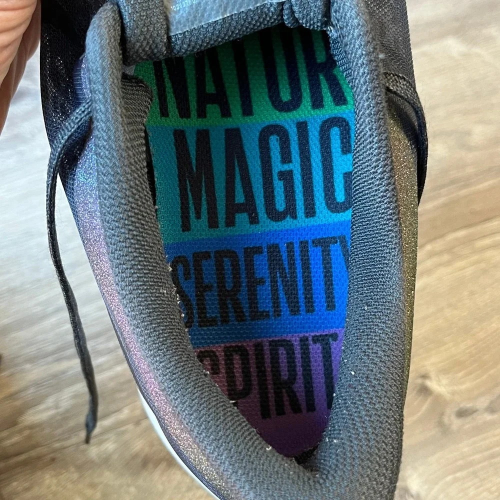 Nike Pegasus Turbo Be True Sneakers Gray Glitter Multi Mens 11.5 UK 10.5 EU 45.5